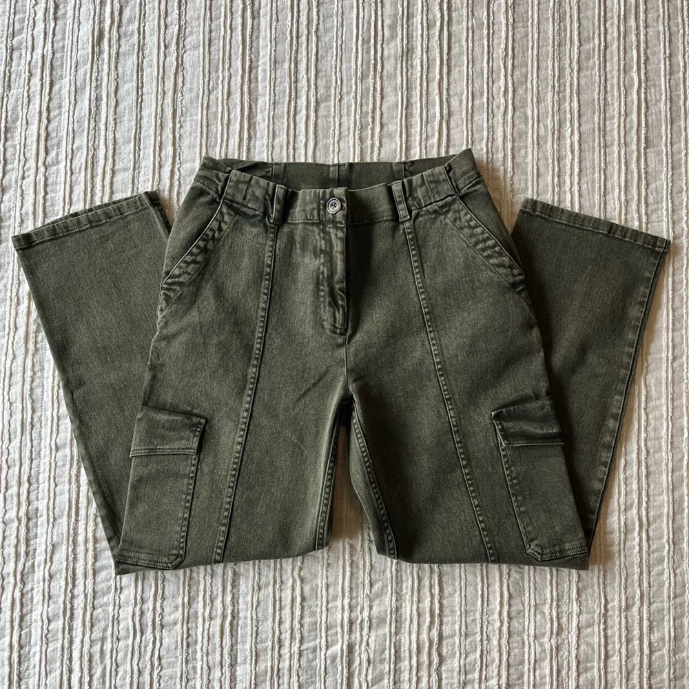 Treasure & Bond Stretch Cotton Cargo Pants - Picture 2 of 7